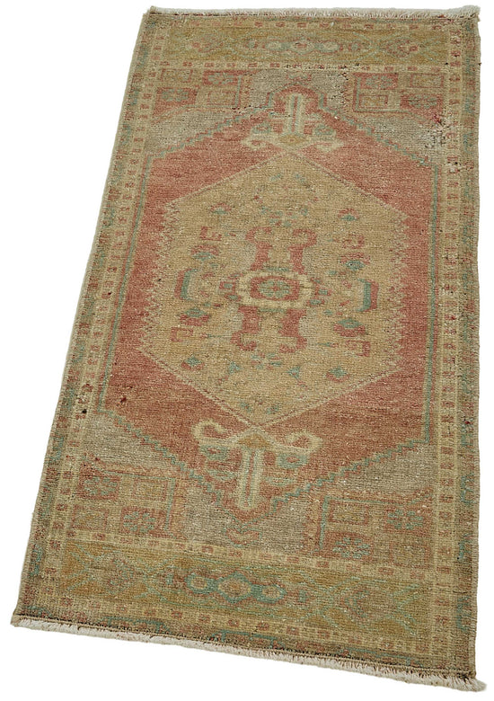1x3 Vintage Turkish Small Rug – 50797