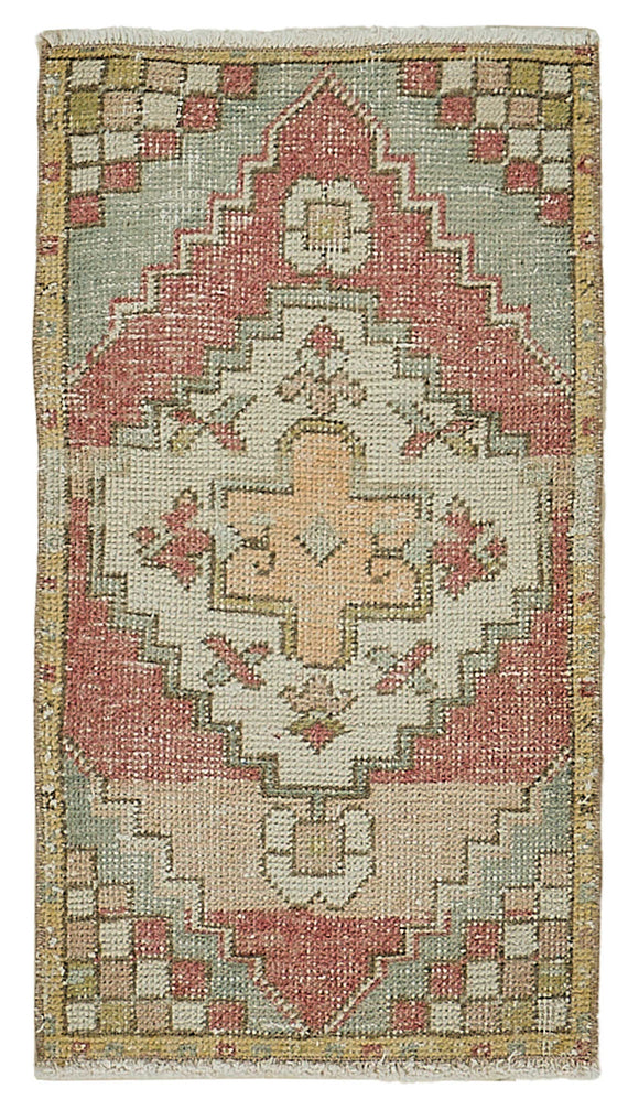 1x3 Vintage Turkish Small Rug – 50799
