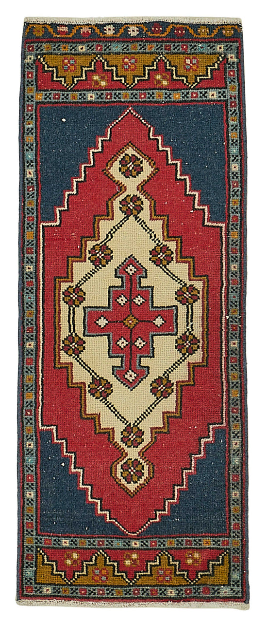 1x3 Vintage Turkish Small Rug – 50801