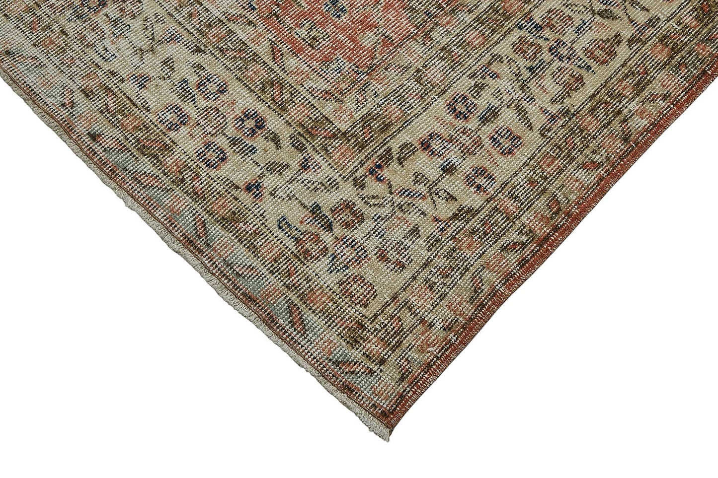 7x10 Hand-Knotted Turkish Vintage Rug - 50804