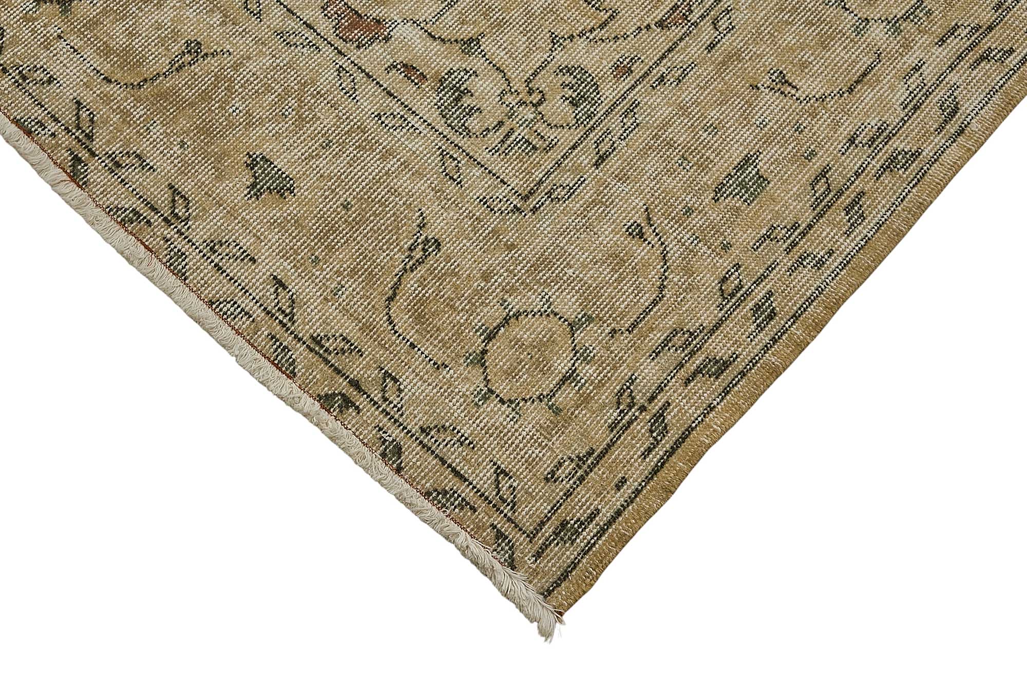 7x10 Hand-Knotted Turkish Vintage Rug - 50805