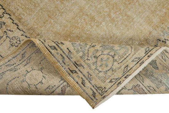 7x10 Hand-Knotted Turkish Vintage Rug - 50805