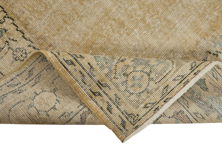 7x10 Hand-Knotted Turkish Vintage Rug - 50805