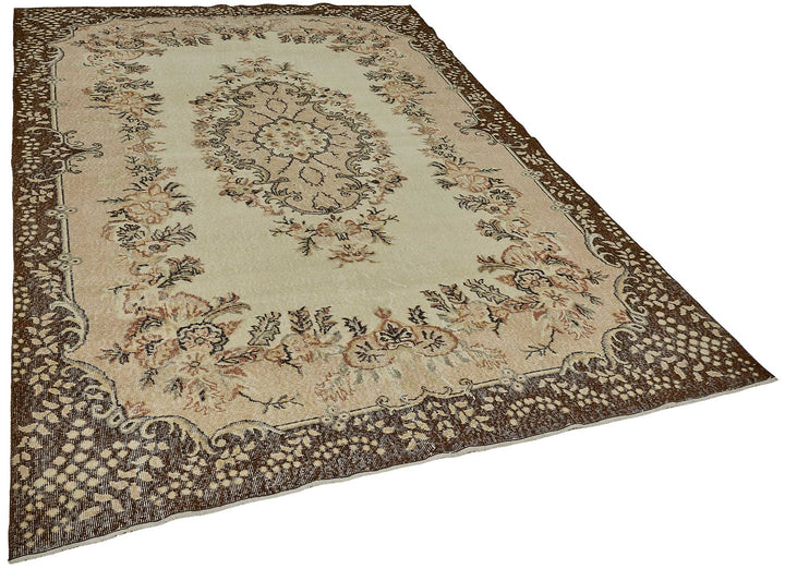 7x10 Hand-Knotted Turkish Vintage Rug - 50806