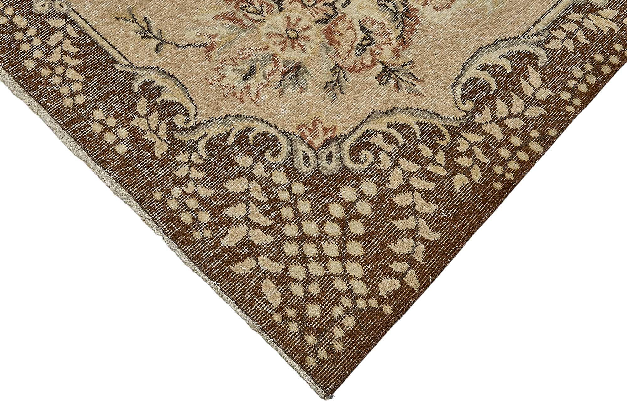 7x10 Hand-Knotted Turkish Vintage Rug - 50806