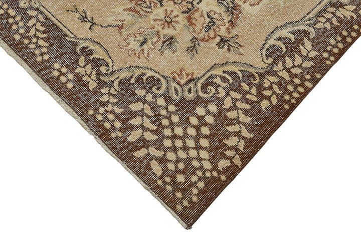 7x10 Hand-Knotted Turkish Vintage Rug - 50806