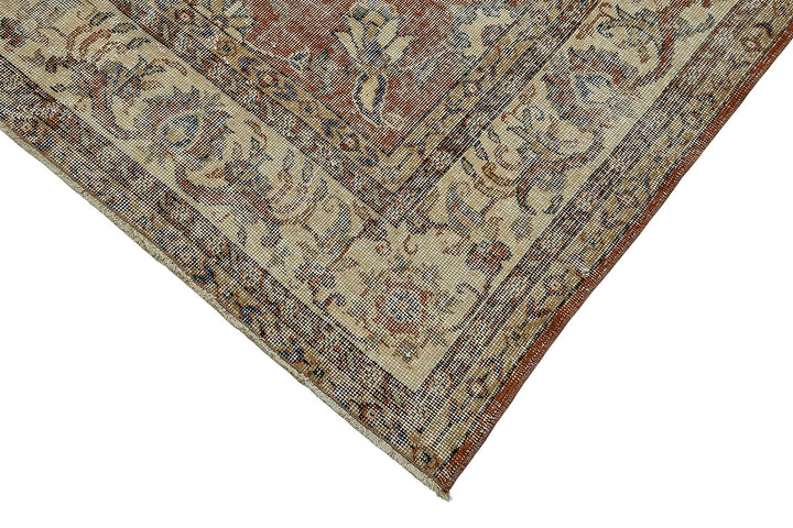 7x10 Hand-Knotted Turkish Vintage Rug - 50807