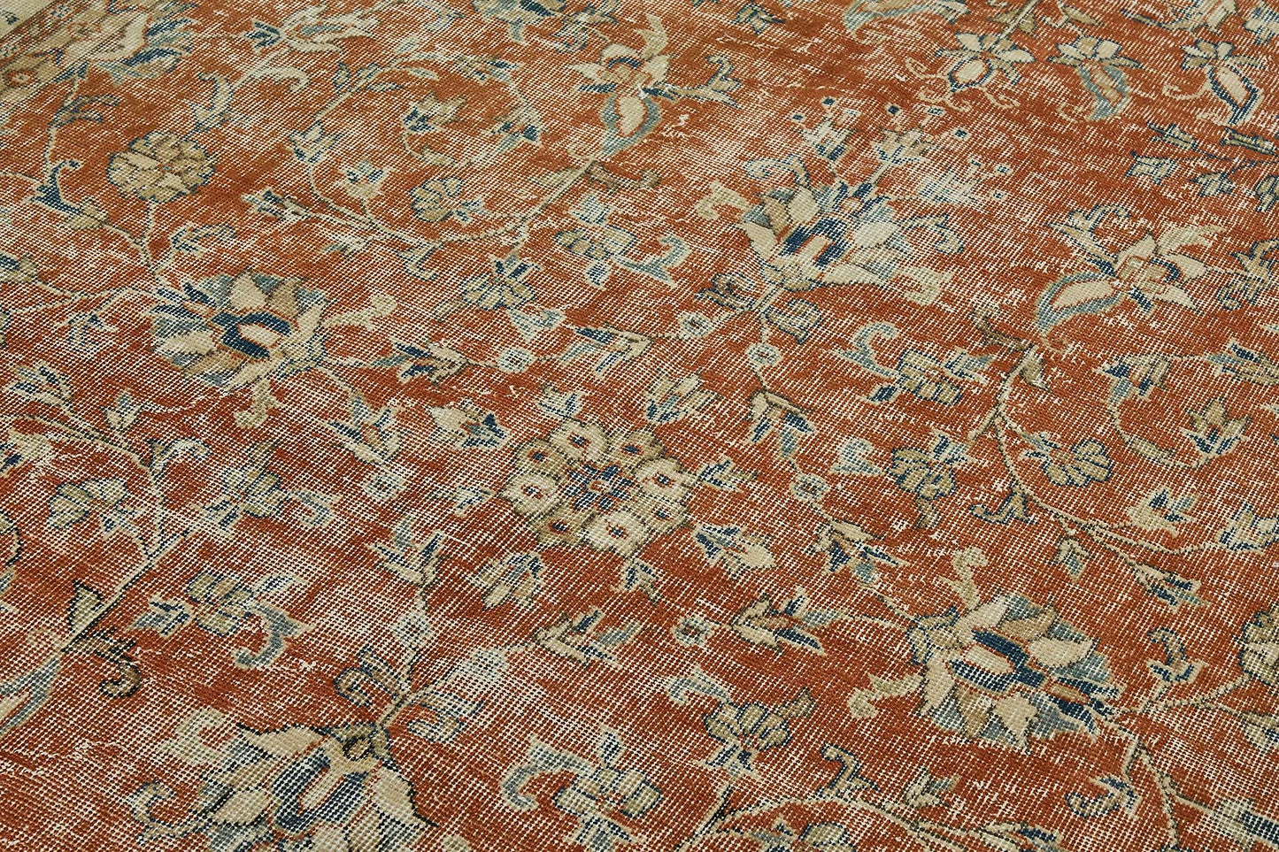 7x10 Hand-Knotted Turkish Vintage Rug - 50807