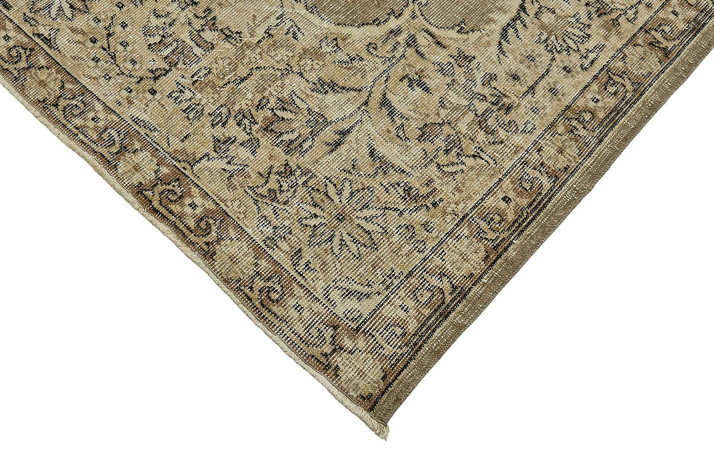 7x10 Hand-Knotted Turkish Vintage Rug - 50808