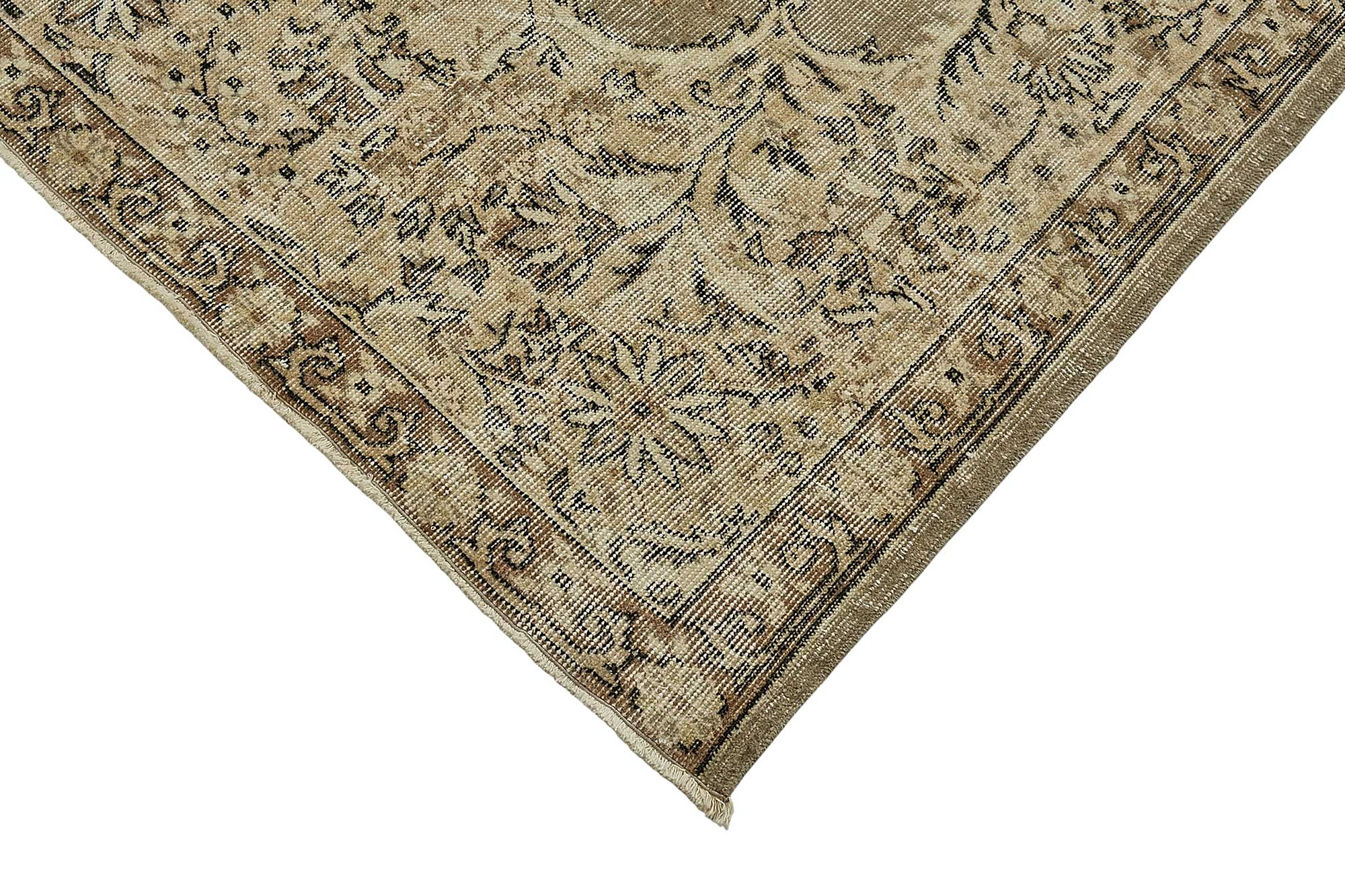 7x10 Hand-Knotted Turkish Vintage Rug - 50808