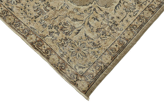 7x10 Hand-Knotted Turkish Vintage Rug - 50808