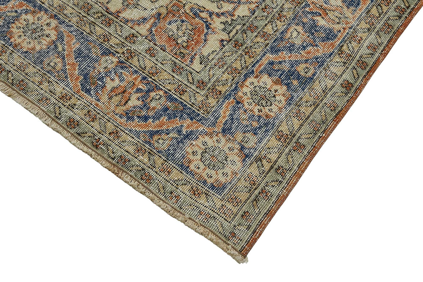 7x10 Hand-Knotted Turkish Vintage Rug - 50809