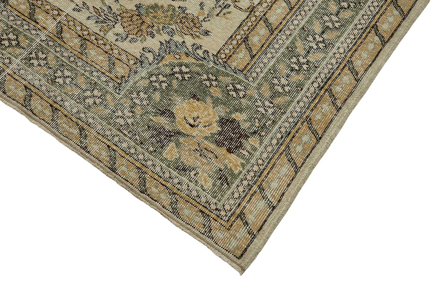 7x10 Hand-Knotted Turkish Vintage Rug - 50810