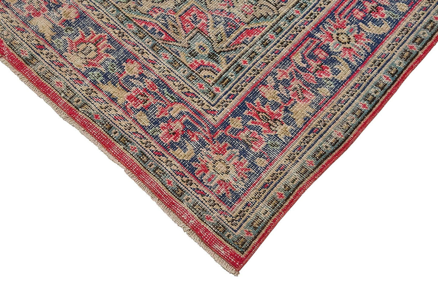 7x10 Hand-Knotted Turkish Vintage Rug - 50811