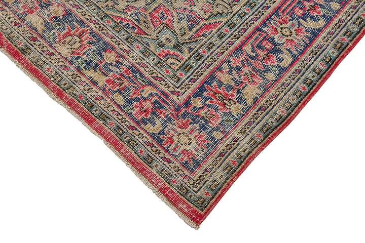 7x10 Hand-Knotted Turkish Vintage Rug - 50811