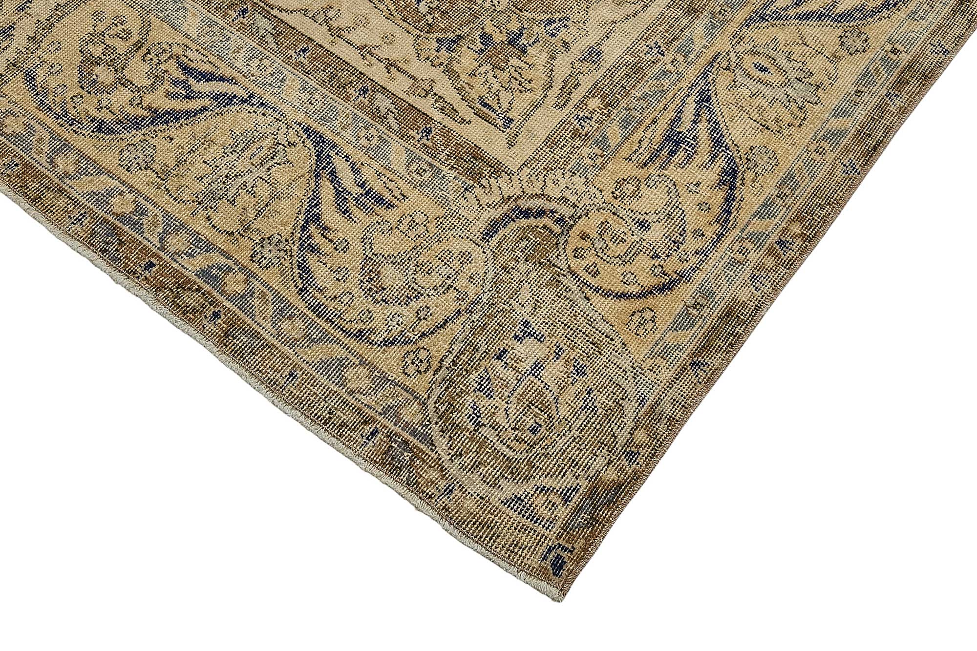7x11 Hand-Knotted Turkish Vintage Rug - 50812