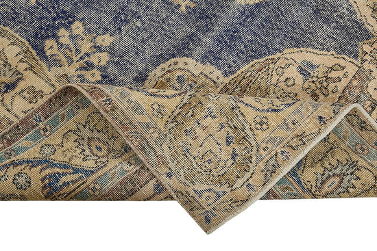 7x11 Hand-Knotted Turkish Vintage Rug - 50812