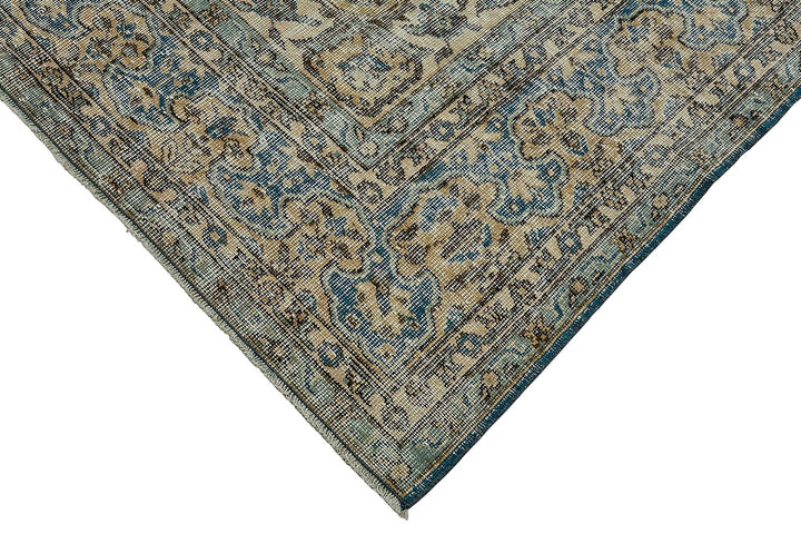 7x10 Hand-Knotted Turkish Vintage Rug - 50813