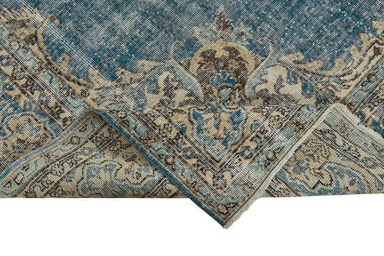 7x10 Hand-Knotted Turkish Vintage Rug - 50813