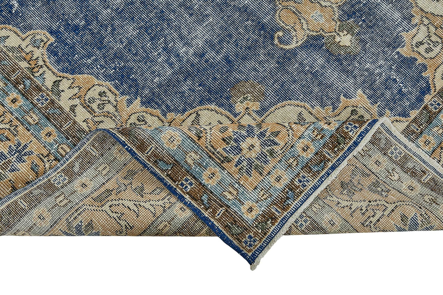 7x10 Hand-Knotted Turkish Vintage Rug - 50817