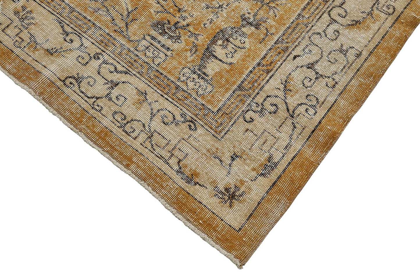 7x10 Hand-Knotted Turkish Vintage Rug - 50818