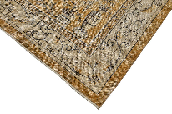 7x10 Hand-Knotted Turkish Vintage Rug - 50818