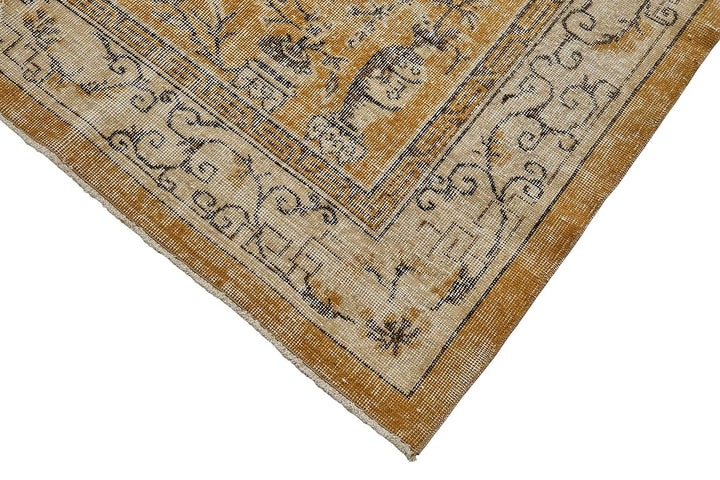7x10 Hand-Knotted Turkish Vintage Rug - 50818