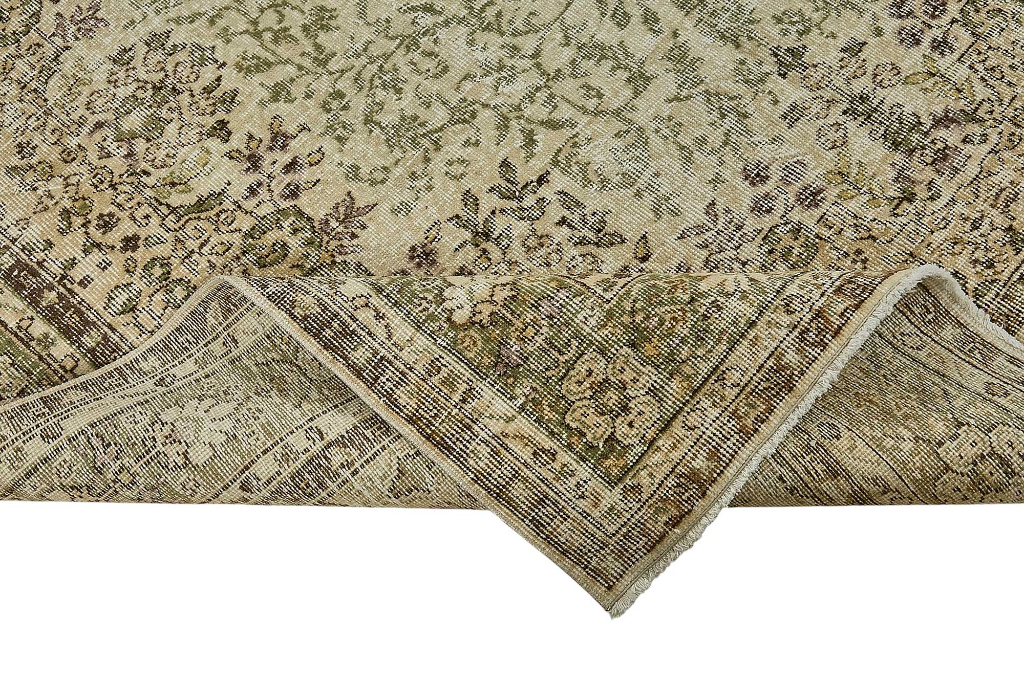 7x11 Hand-Knotted Turkish Vintage Rug - 50819