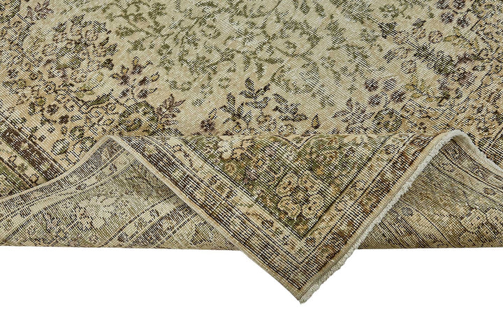 7x11 Hand-Knotted Turkish Vintage Rug - 50819