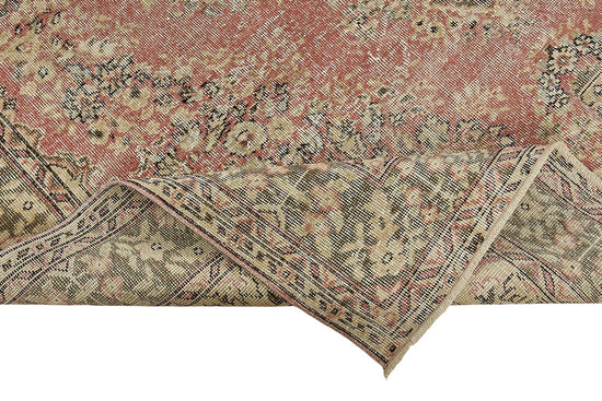 7x10 Hand-Knotted Turkish Vintage Rug - 50820