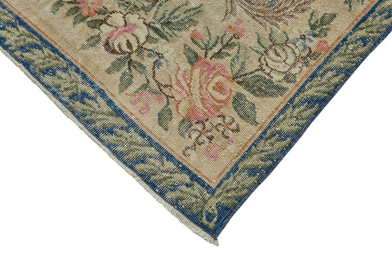 7x10 Hand-Knotted Turkish Vintage Rug - 50821