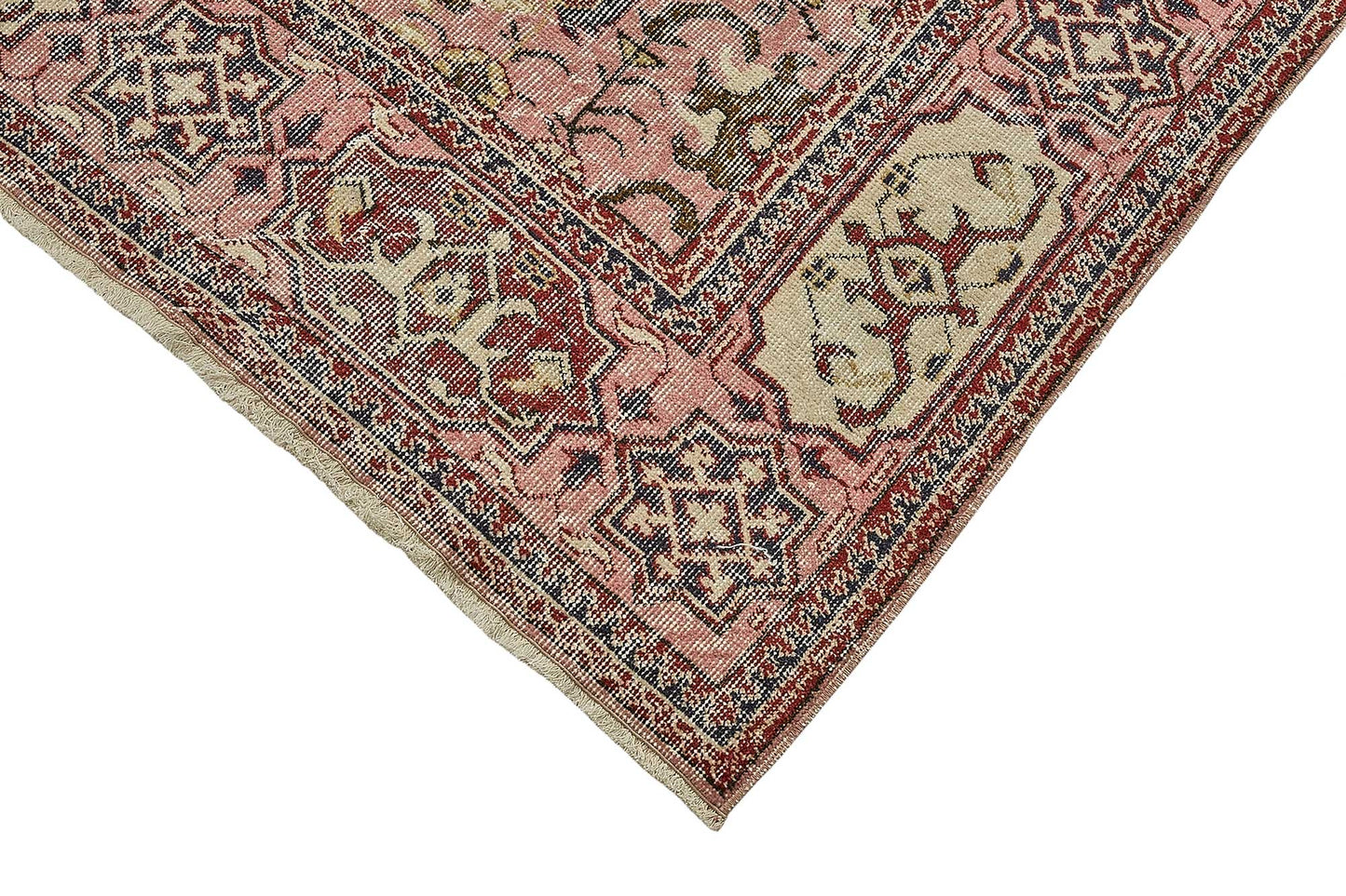 7x10 Hand-Knotted Turkish Vintage Rug - 50822