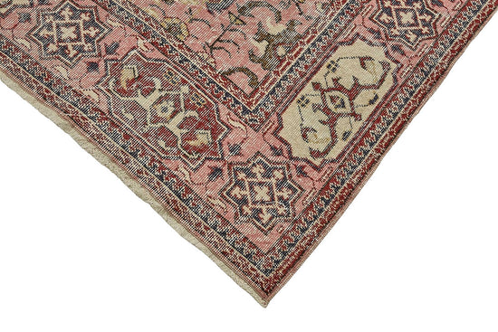7x10 Hand-Knotted Turkish Vintage Rug - 50822