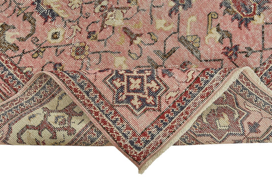 7x10 Hand-Knotted Turkish Vintage Rug - 50822