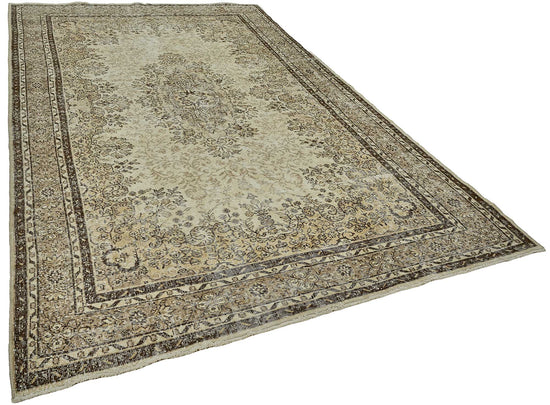 7x11 Hand-Knotted Turkish Vintage Rug - 50823