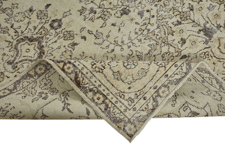 7x10 Hand-Knotted Turkish Vintage Rug - 50824