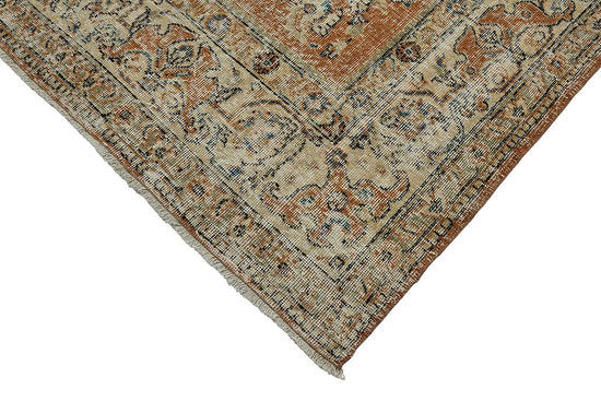 7x10 Hand-Knotted Turkish Vintage Rug - 50825