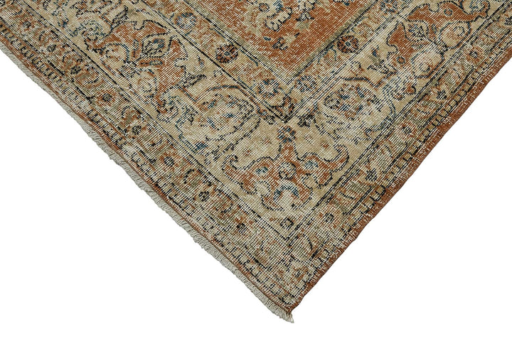 7x10 Hand-Knotted Turkish Vintage Rug - 50825