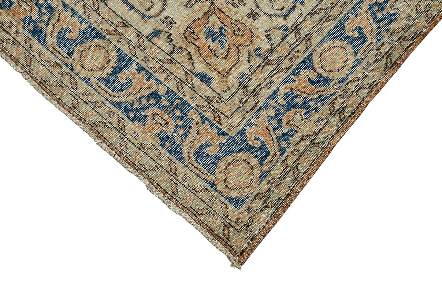 7x10 Hand-Knotted Turkish Vintage Rug - 50827