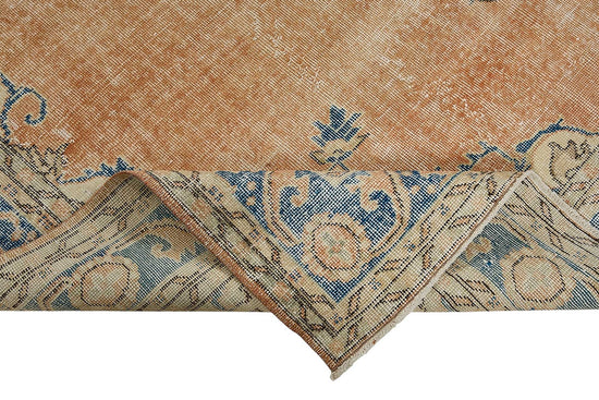 7x10 Hand-Knotted Turkish Vintage Rug - 50827