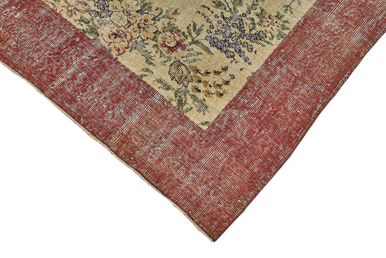 7x10 Hand-Knotted Turkish Vintage Rug - 50828
