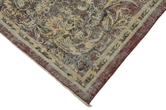 7x10 Hand-Knotted Turkish Vintage Rug - 50829