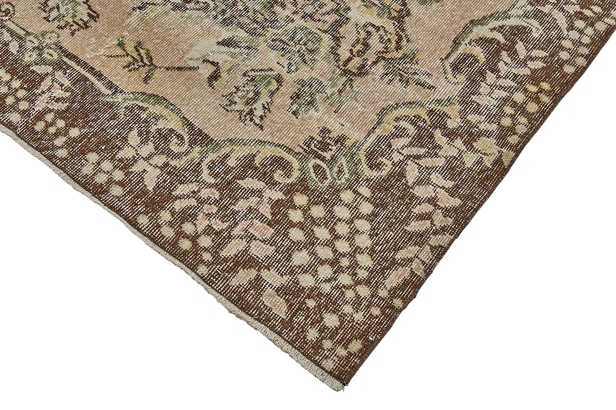 7x10 Hand-Knotted Turkish Vintage Rug - 50830