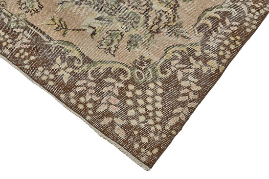 7x10 Hand-Knotted Turkish Vintage Rug - 50830