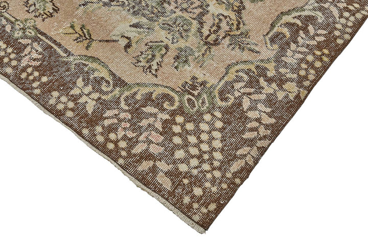 7x10 Hand-Knotted Turkish Vintage Rug - 50830
