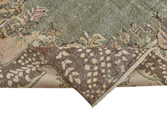 7x10 Hand-Knotted Turkish Vintage Rug - 50830