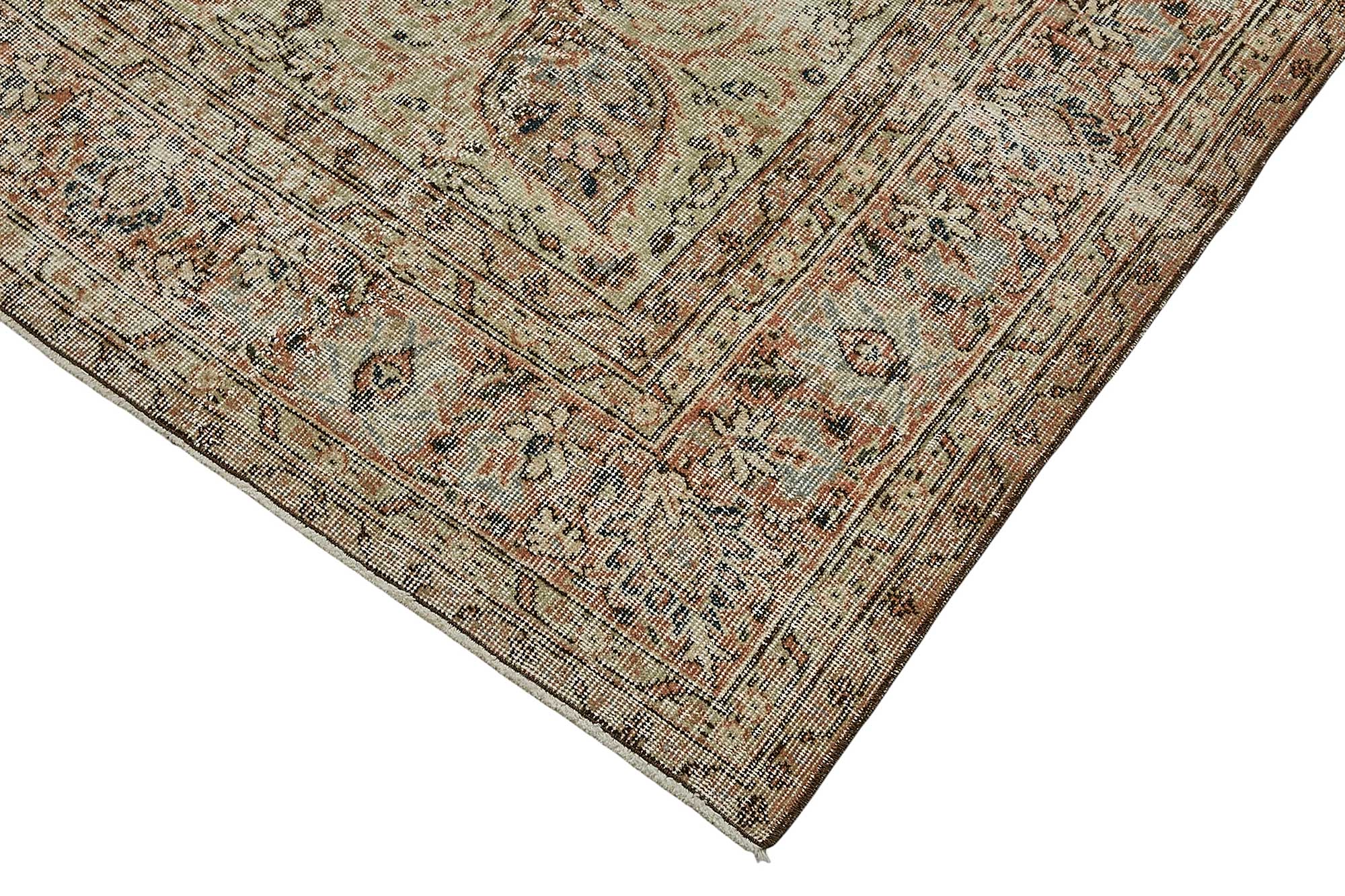 7x10 Hand-Knotted Turkish Vintage Rug - 50832