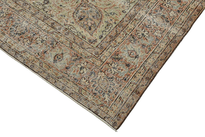 7x10 Hand-Knotted Turkish Vintage Rug - 50832