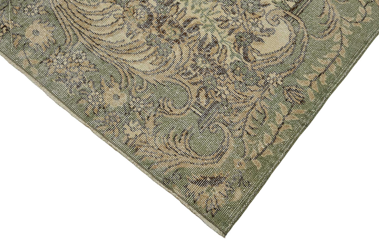 7x10 Hand-Knotted Turkish Vintage Rug - 50833