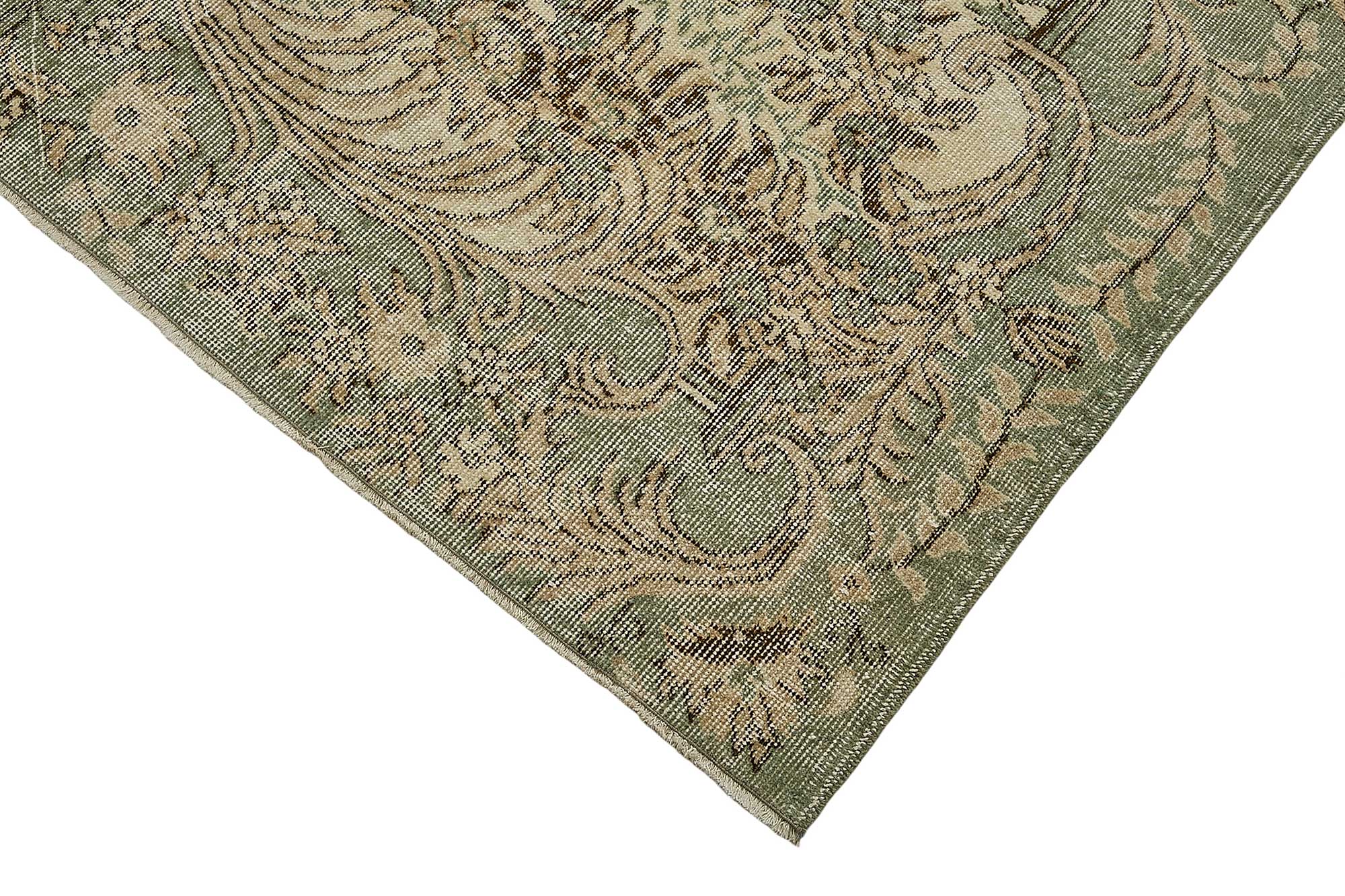 7x10 Hand-Knotted Turkish Vintage Rug - 50833